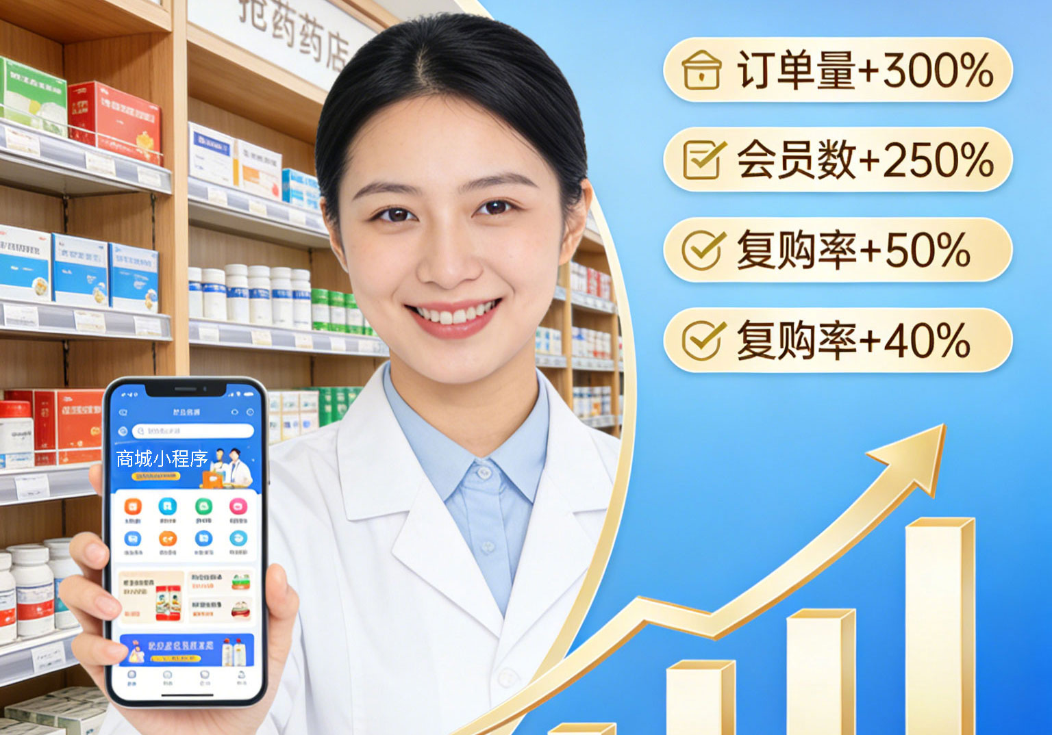 商城小程序给药店带来哪些优势？