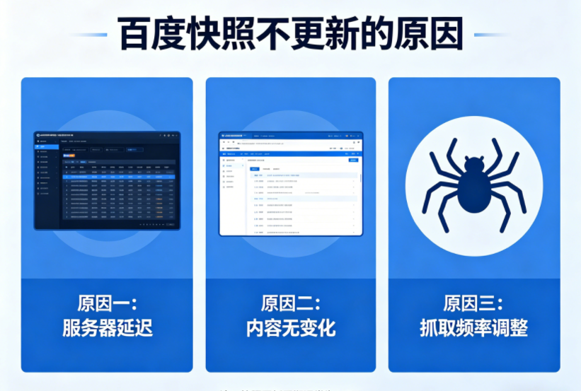 百度快照不更新的原因分析